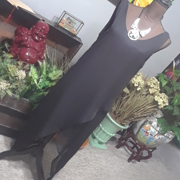 ITALIAN Dresses & Skirts - Tunic Top Dress Black Italy NEW